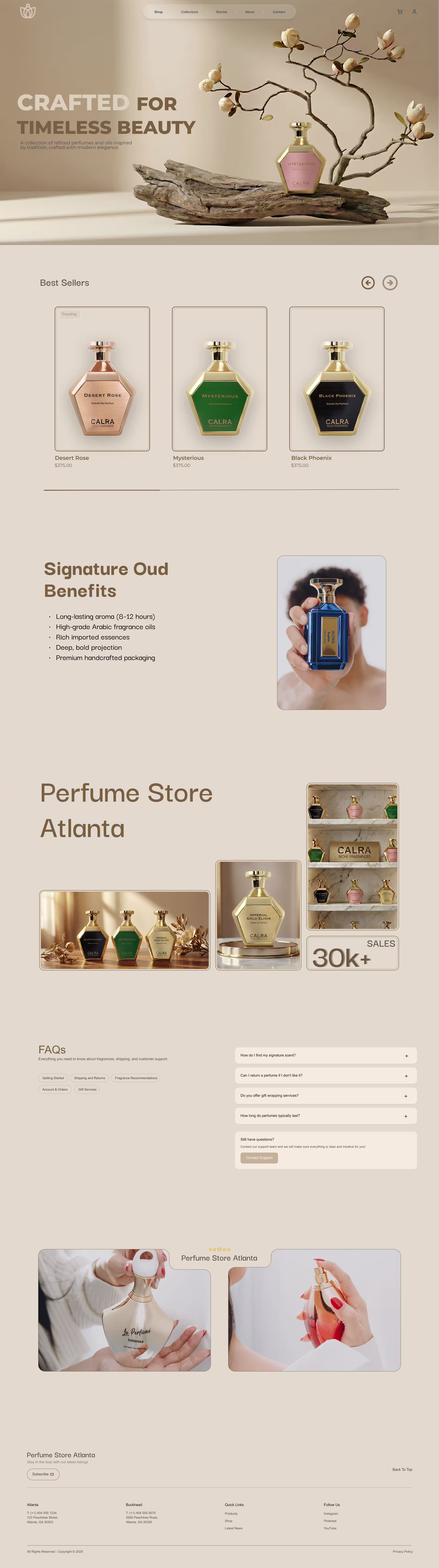 Perfume Commerce Site